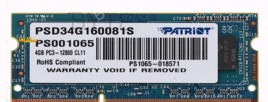 Оперативная Память Sodimm Patriot Signature [psd34g160081s] 4 гб - арт:6167 Макеевка