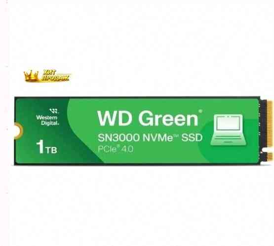 Твердотельный Накопитель Ssd Western Digital Green sn3000, 1000gb, m.2 2280, Pcie 4.0 x4 - арт:1736 Макеевка
