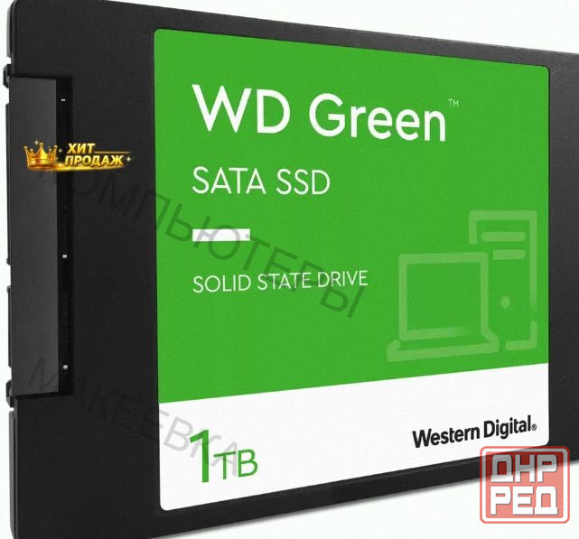 Твердотельный Накопитель Ssd 1tb Western Digital Green Wds100t3g0a Sata3 2.5 - арт:2620 Макеевка - изображение 3
