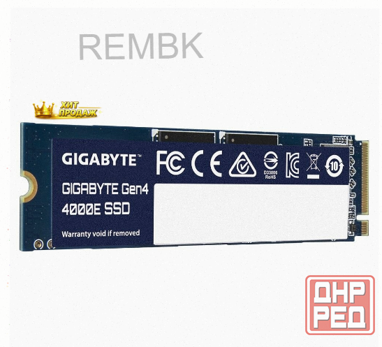 Твердотельный Накопитель Ssd m.2 2280 Gigabyte g440e500g 500gb Gen4 4000e Pci Express 4.0 - арт:6687 Макеевка - изображение 3