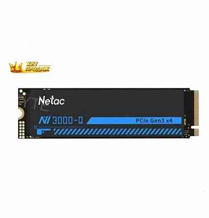 Ssd Накопитель Netac nv3000 512gb nt01nv3000q-512-e4x m.2 2280, Pci-e 3.0 x4, Черный по д - арт:4821 Макеевка