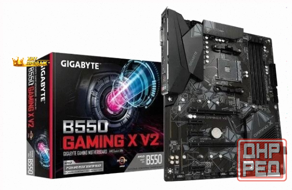 Материнская Плата Gigabyte b550 Gaming x v2 (v1.3/v1.4) Soc-am4 Amd b550 4xddr4 Atx ac`97 - арт:1331 Макеевка - изображение 4