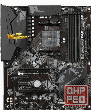 Материнская Плата Gigabyte b550 Gaming x v2 (v1.3/v1.4) Soc-am4 Amd b550 4xddr4 Atx ac`97 - арт:1331 Макеевка - изображение 3