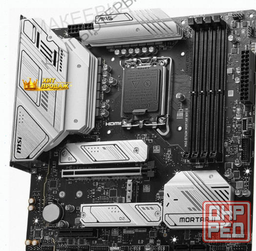 Материнская Плата Msi Mag b760m Mortar Wifi ii Matx Lga1700 4ddr5 Pci-ex16 Pci-ex4 3m.2 4 - арт:8693 Макеевка - изображение 3