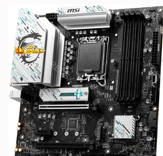 Материнская Плата Msi b760m Gaming Plus Wifi (lga1700, Matx) - арт:3933 Макеевка