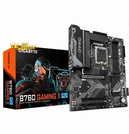 Материнская Плата Gigabyte b760 Gaming x (lga1700/b760/4xddr5/3xpci-ex16/3xm.2/sb7.1/glan - арт:7327 Макеевка