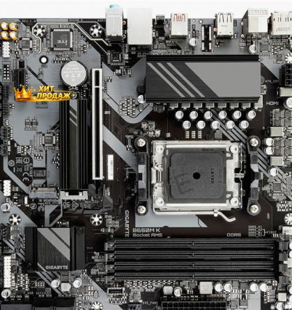 Материнская Плата Gigabyte b650m k am5, Micro-atx - арт:1081 Макеевка