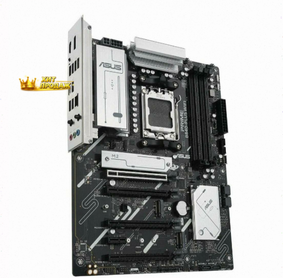 Материнская Плата Asus Prime b840-plus Wifi (90mb1iz0-m0eay0) Черный, Socket am5 Amd b840 - арт:3769 Макеевка