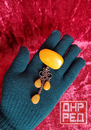 янтарная брош ссср Донецк - изображение 5