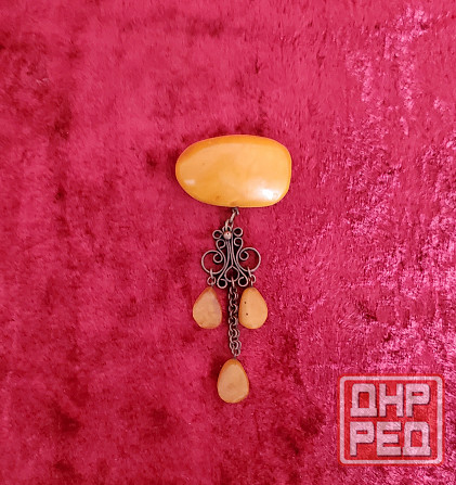 янтарная брош ссср Донецк - изображение 1