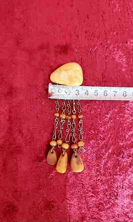 продам янтарную брошь ссср ( тигровый янтарь ) . Донецк