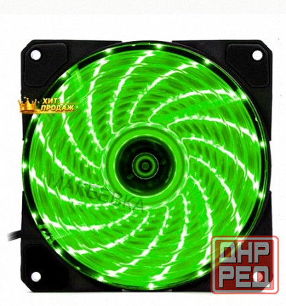 Вентилятор Игровой dt-gf12025gr Для Компьютерного Корпуса с Подсветкой Зеленый - арт:6282 Макеевка - изображение 1