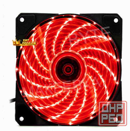 Вентилятор Игровой dt-gf12025rd Для Компьютерного Корпуса с Подсветкой Красный - арт:2385 Макеевка - изображение 1