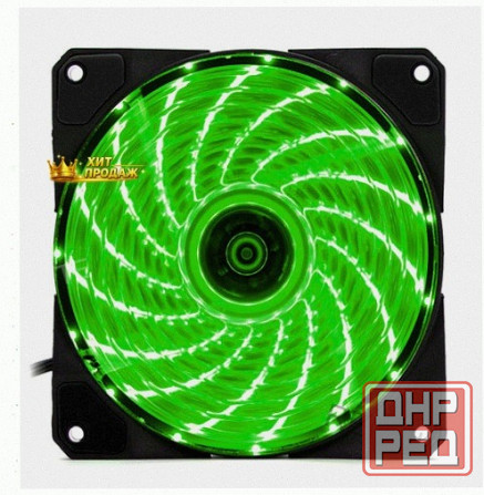 Вентилятор Игровой dt-gf12025gr/n Для Компьютерного Корпуса с Подсветкой Зеленый - арт:3732 Макеевка - изображение 1
