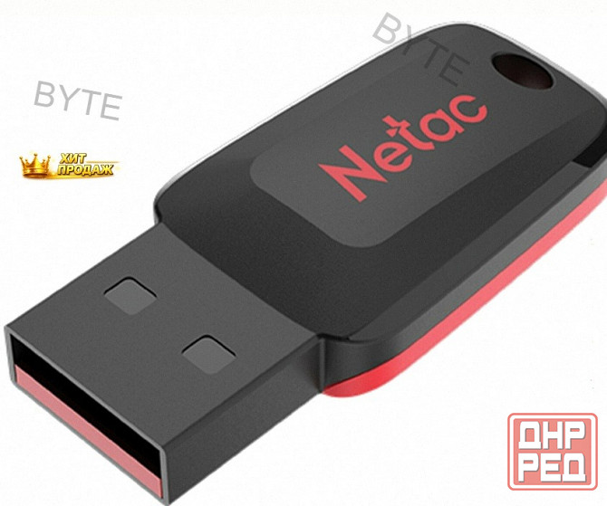 Флеш-диск 32gb Netac u197, Usb 2.0, Черный, nt03u197n-032g-20bk - арт:4542 Макеевка - изображение 1