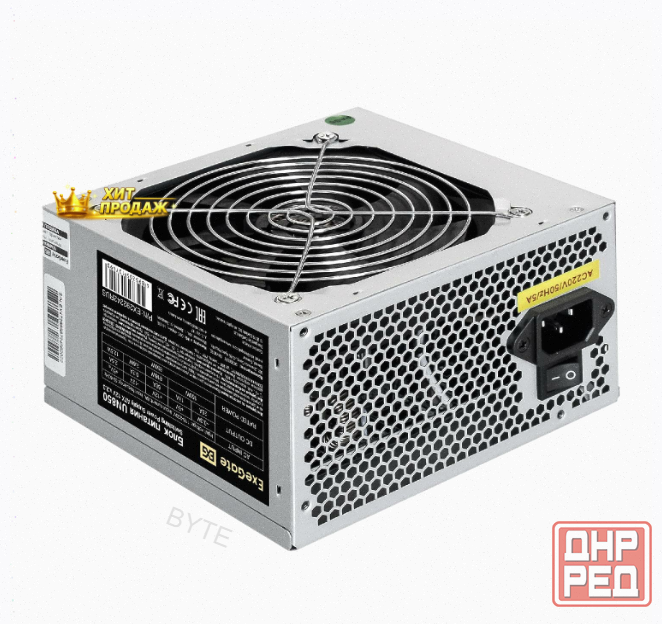 Блок Питания Компьютера Exegate 850w un850 (atx, 12cm Fan, 24pin, 2x(4+4)pin, Pcie, 3xsat - арт:6340 Макеевка - изображение 1