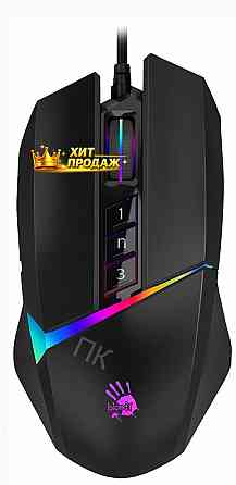 Игровая Мышь a4tech Bloody w60 Max Черный Оптическая (10000dpi) Usb (10but) - арт:6074 Макеевка