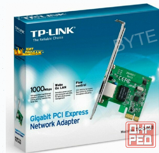Сетевой Адаптер Gigabit Ethernet tp-link tg-3468, Разъем rj-45 (1000base-t) 10/100/1000 м - арт:7992 Макеевка - изображение 1
