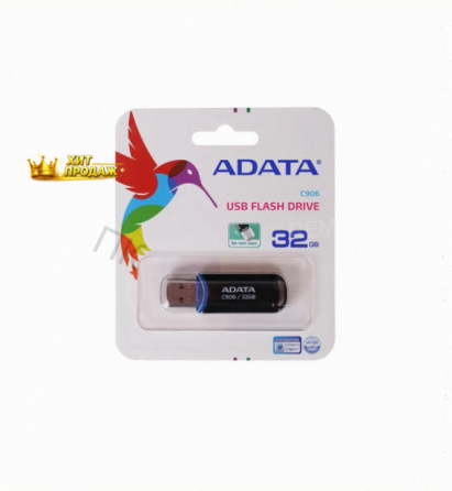 Накопитель Usb 2.0 32гб Adata c906 (ac906-32g-rbk), Черный - арт:3055 Макеевка