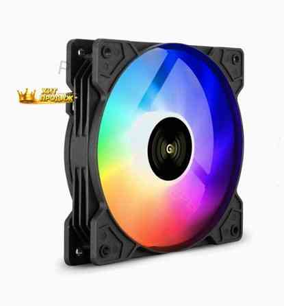 Вентилятор 12в dc с Подсветкой Exegate ex12025h6pmy-pwm. Argb (120x120x25 мм, Hydraulic b - арт:1554 Макеевка