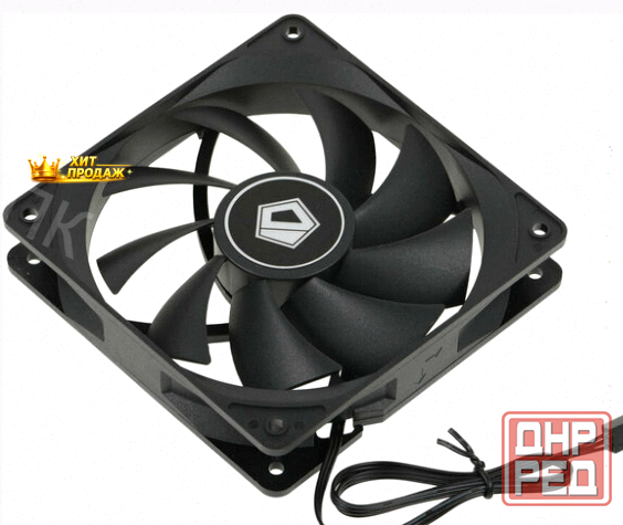 Вентилятор Для Корпуса id-cooling 120x120mm 3pin 1250rpm Black (fl-12025k) - арт:2884 Макеевка - изображение 2