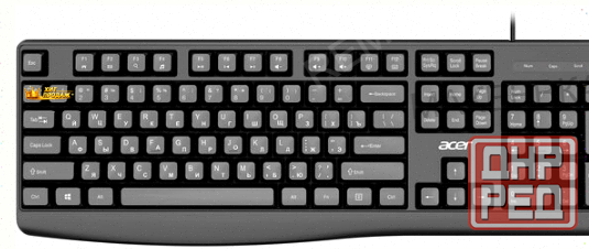 Клавиатура Acer Okw301 Черный Usb (zl.kbdcc.01a) - арт:3173 Макеевка - изображение 1