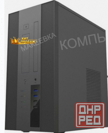 Корпус Mini-tower Powerman (ek303bk) Без бп, Mini Itx, Black, no Led. - арт:9990 Макеевка - изображение 1