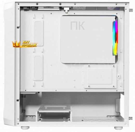 Корпус Powercase Mistral Micro a3w Argb, Tempered Glass, 2x 140mm Argb Pwm+1x 120mm Argb - арт:5032 Макеевка