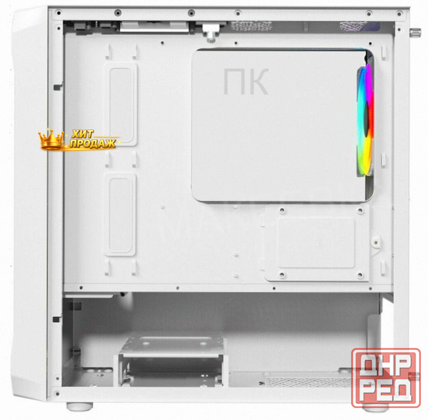 Корпус Powercase Mistral Micro a3w Argb, Tempered Glass, 2x 140mm Argb Pwm+1x 120mm Argb - арт:5032 Макеевка - изображение 3