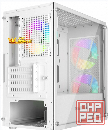 Корпус Powercase Mistral Micro a3w Argb, Tempered Glass, 2x 140mm Argb Pwm+1x 120mm Argb - арт:5032 Макеевка - изображение 2