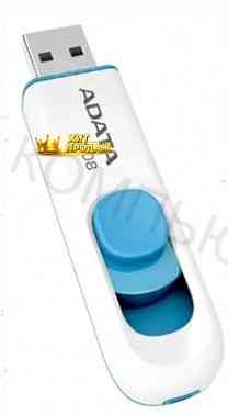 Флэш-память Usb_ 32 gb a-data Classic c008 ac008-32g-rwe Usb2.0 Белый/синий - арт:8418 Макеевка