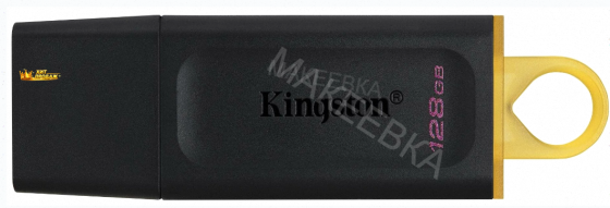 Флешка Kingston dt Exodia 128гб, Usb-a 3.2, чёрный+жёлтый (dtx/128gb) - арт:5714 Макеевка
