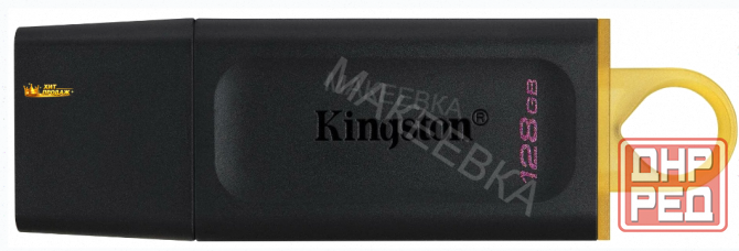 Флешка Kingston dt Exodia 128гб, Usb-a 3.2, чёрный+жёлтый (dtx/128gb) - арт:5714 Макеевка - изображение 2