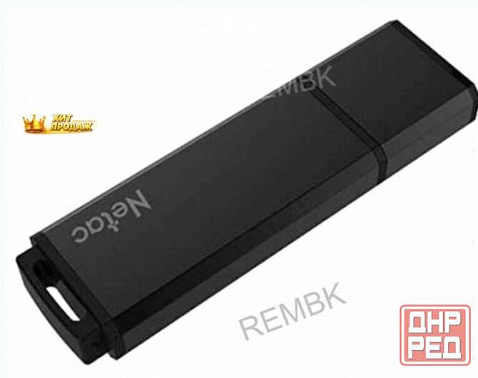 Накопитель Usb 2.0 64гб Netac u351 (nt03u351n-064g-20bk), Черный - арт:8169 Макеевка - изображение 3