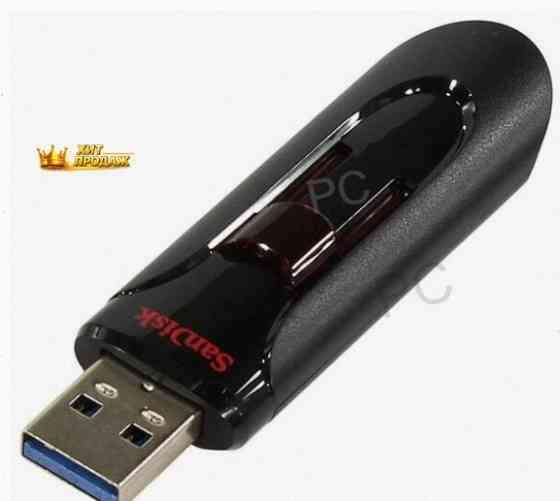 Usb Flash Drive 128gb - Sandisk Cruzer Glide 3.0 Black Sdcz600-128g-g35 - арт:5769 Макеевка