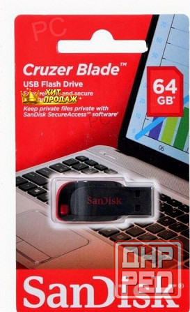 Usb Flash Drive 64gb - Sandisk Cruzer Blade Sdcz50-064g-b35 - арт:8824 Макеевка - изображение 1