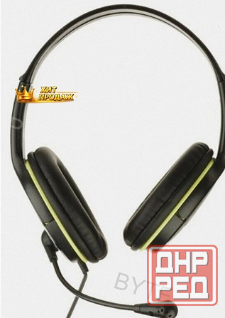 Компьютерная Гарнитура Genius hs-400a, Черный/зеленый - арт:5696 Макеевка - изображение 3