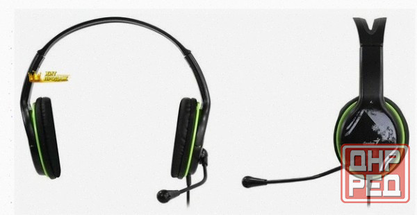Компьютерная Гарнитура Genius hs-400a, Черный/зеленый - арт:5696 Макеевка - изображение 2
