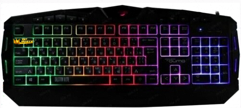 Клавиатура Qumo Antares k60, Игровая, Проводная, Мембранная, 114 Клавиш, Usb, Подсв, чёрн - арт:8064 Макеевка