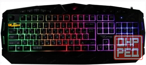 Клавиатура Qumo Antares k60, Игровая, Проводная, Мембранная, 114 Клавиш, Usb, Подсв, чёрн - арт:8064 Макеевка - изображение 1