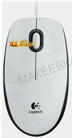 Мышь Проводная Logitech b100 910-003360, 800dpi, Белый - арт:7009 Макеевка