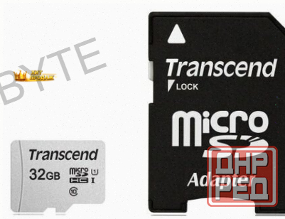 Карта Памяти 32gb Transcend ts32gusd300s-a Microsdhc Class 10 u1 300s + Адаптер - арт:3890 Макеевка - изображение 1