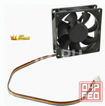 Вентилятор Gembird 80x80x25mm d8025hm-4 - арт:9946 Макеевка - изображение 2