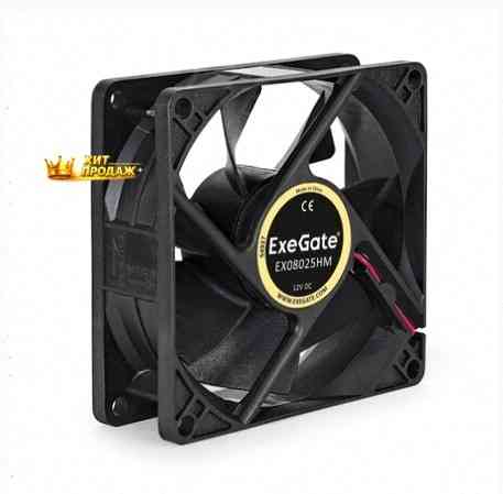 Вентилятор Для Корпуса Exegate ex08025hm 80 мм, Черный (ex283380rus) - арт:8477 Макеевка