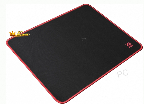 Коврик Defender Black m (50560), Черный / Красный, Коробка, 232 гр - арт:4524 Макеевка