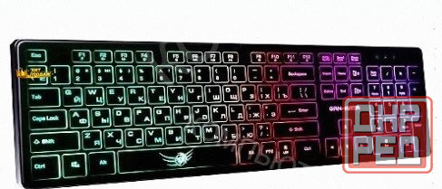 Клавиатура Игровая Dialog Kgk-17u Black Gan-kata 104кл. Радужная Подсветка - чёрная 1.6м - арт:5283 Макеевка - изображение 1