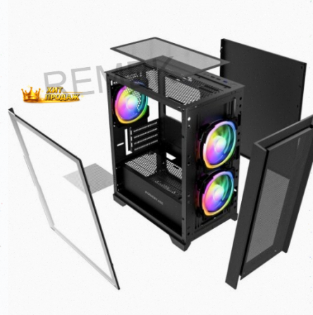 Корпус Powercase Alisio Micro z3b Argb, Черный (camzb-a3) - арт:4409 Макеевка