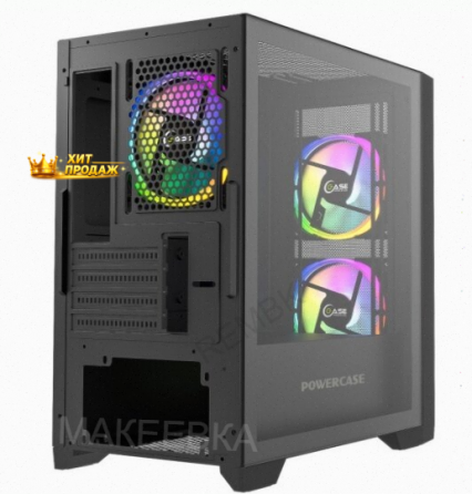 Корпус Powercase Alisio Micro z3b Argb, Черный (camzb-a3) - арт:4409 Макеевка