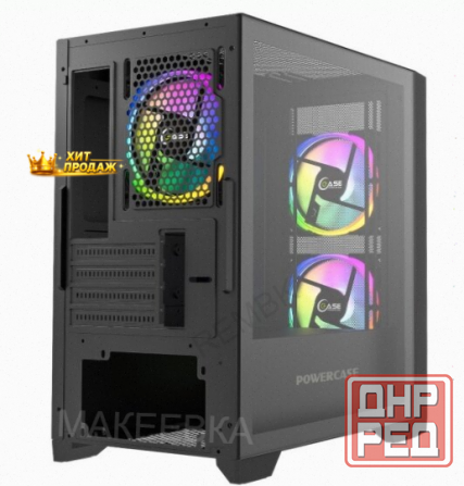 Корпус Powercase Alisio Micro z3b Argb, Черный (camzb-a3) - арт:4409 Макеевка - изображение 3
