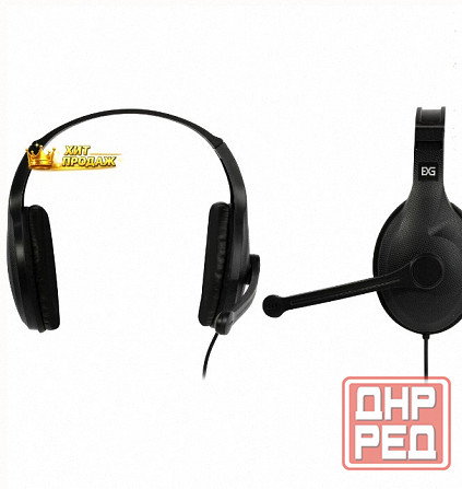 Наушники с Микрофоном Exegate Office hs-102s Black - арт:5013 Макеевка - изображение 1
